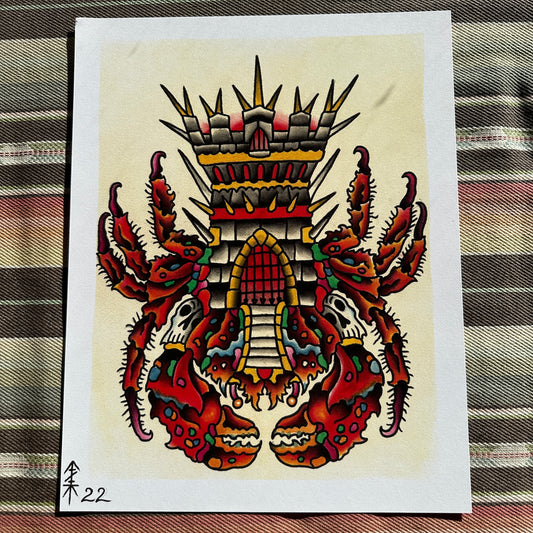 Fodor "Crab Tower" Print