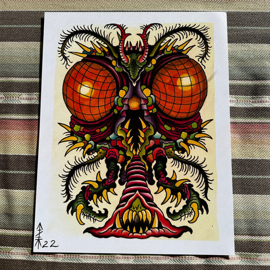 Fodor "Bug Face" Print